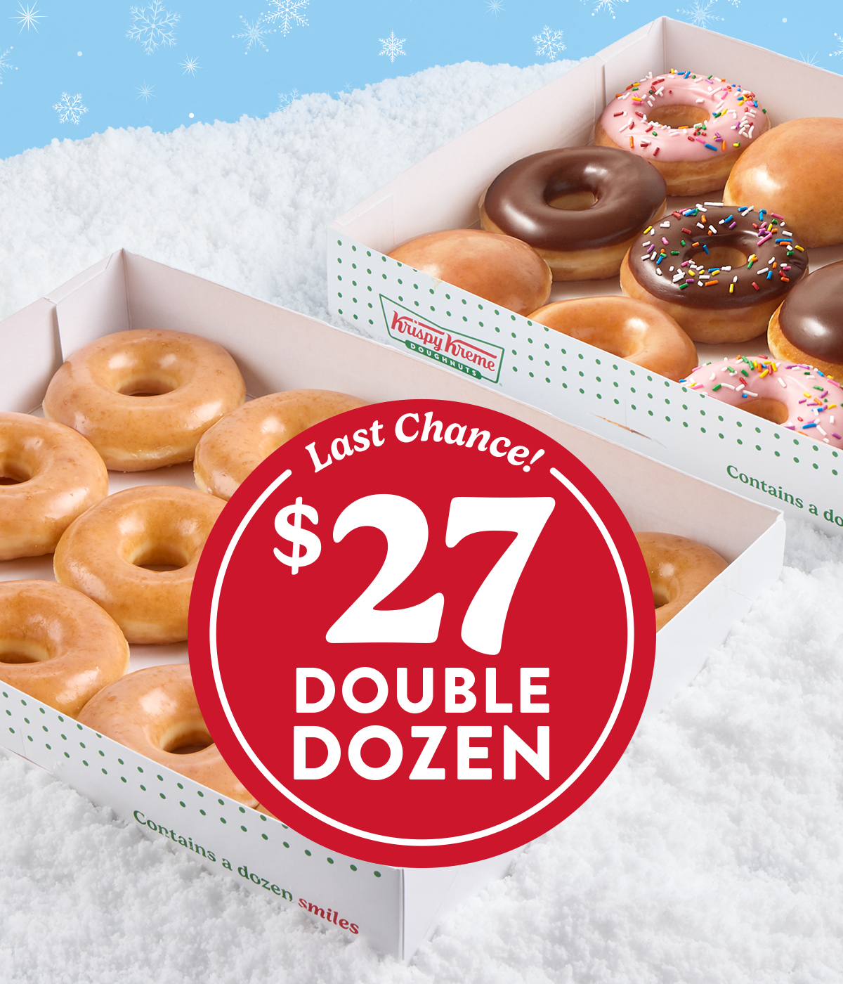 Enjoy Two Dozen for only $27 today only!